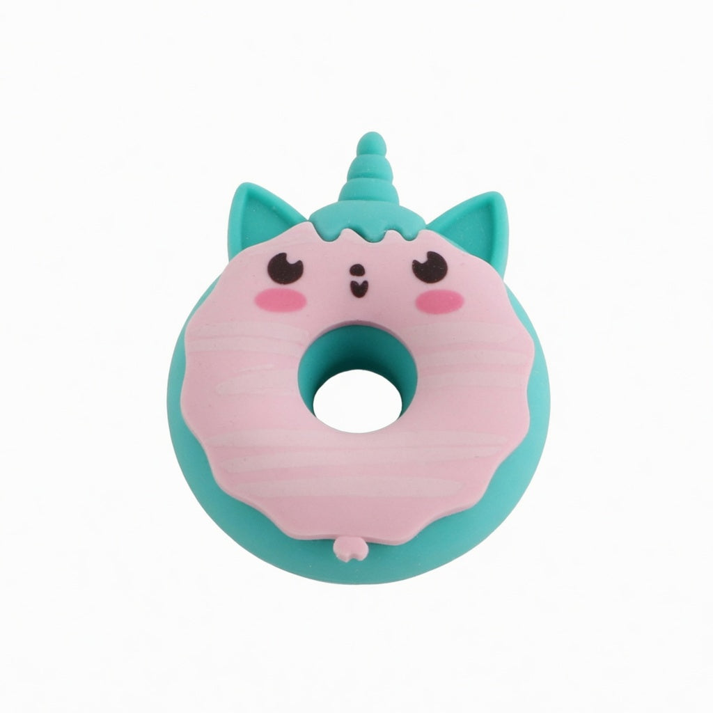Donut Unicorn 3D Eraser – Pastel Green