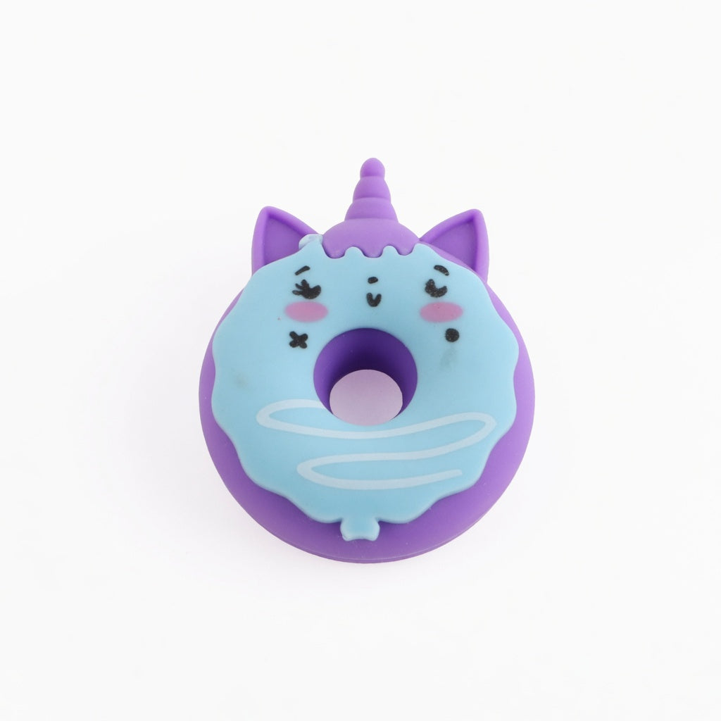 Donut Unicorn 3D Eraser – Pastel Purple