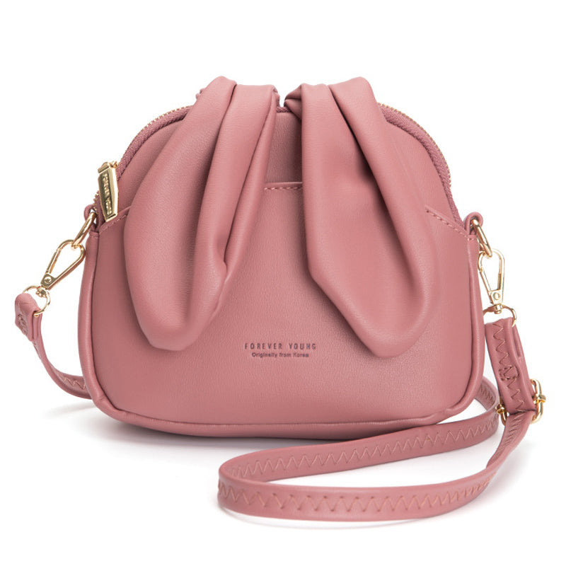 Dusty Rose Small Square Chain Handbag