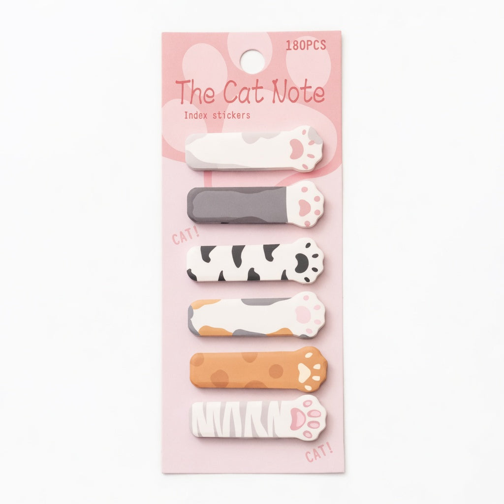 Cat Paw Sticky Notes (180pc)