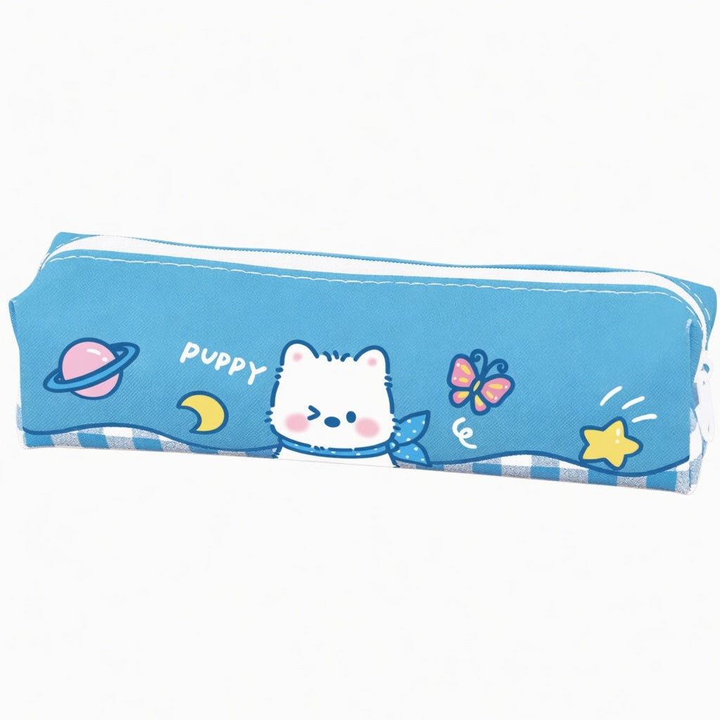 Blue Puppy Pencil Case