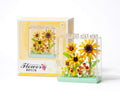 Bright Sunflower Bouquet in Clear Case